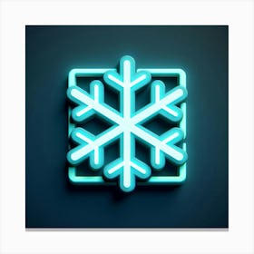 Snowflake Canvas Print