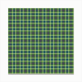 Plaid Fabric 198 Canvas Print