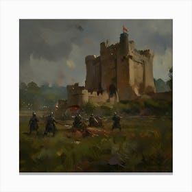 Knights Of The Round Table Canvas Print
