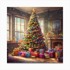 Christmas Tree 1 Canvas Print