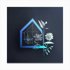 House Of Flowers Canvas Print