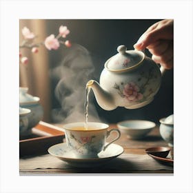 Tea Art 254 Canvas Print