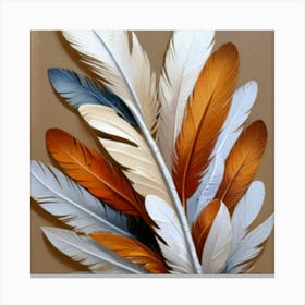 Feathers 5 Canvas Print