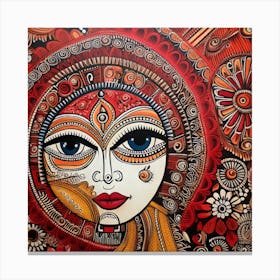 Indian Woman 3 Canvas Print