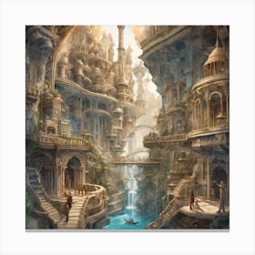 Fantasy City 1 Canvas Print