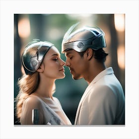 Futuristic Love 1 Canvas Print