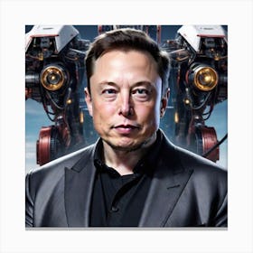Elon Musk 1 Canvas Print