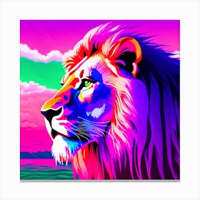 Lion Painting Canvas Print