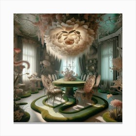 Fairytale Dining Room Canvas Print