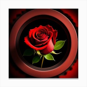 Red Rose Canvas Print