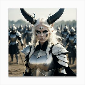 Dragon Woman Warrior 1 Canvas Print