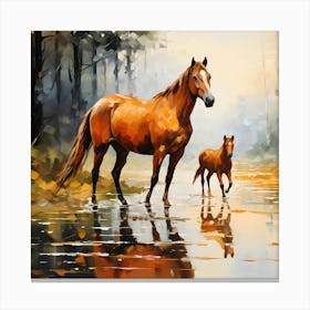 Wild Stallion A Portrait Of Freedom Canvas Print