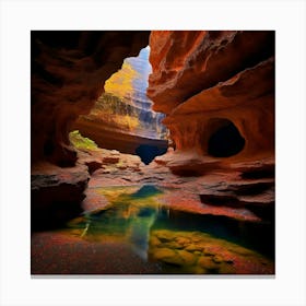 Gardners Gut Caves New Zealand Canvas Print