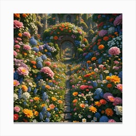 Fairytale Garden 2 Canvas Print