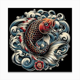 Koi Fish Canvas Print Canvas Print