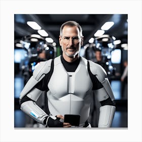 Steve Jobs In Star Wars Costume Canvas Print