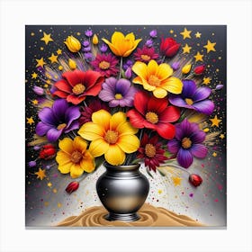 Flowers In A Vase 37 Canvas Print