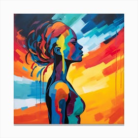 Portrait Of A Woman Canvas Print