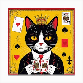 King Cat 1 Canvas Print