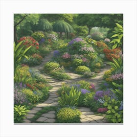 Botanical Garden 2 Canvas Print