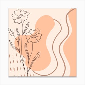 Floral Aesthetic (14) Canvas Print