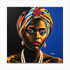 African Woman 16 Canvas Print