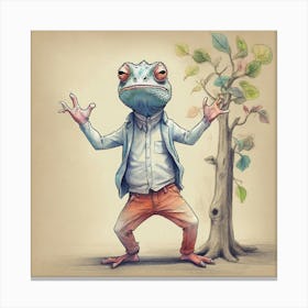 Frog! 16 Canvas Print