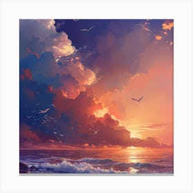 Sunset Canvas Print