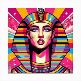 Pop Egyptian Marwa Lyric Canvas Print