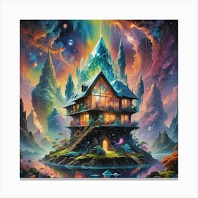 House On A Hill Canvas Print