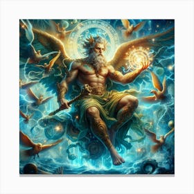Ancient Greek God Hermes Canvas Print