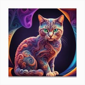 Magical Cat 4 Canvas Print
