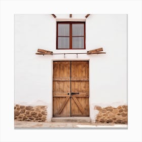 Ibiza Rustic Door Summer Photography Canvas Print