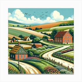 Country Road Canvas Print