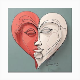 Valentine's Heart Canvas Print