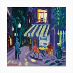 'Paris At Night' 1 Canvas Print