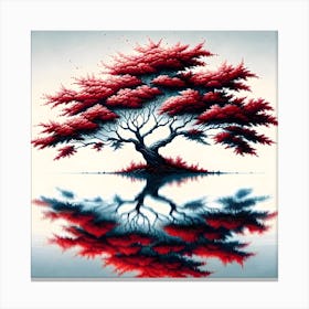 Red Tree Canvas Print