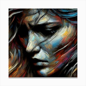 Abstract Of A Woman 9 Canvas Print