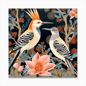 Bird In Nature Hoopoe 2 Canvas Print