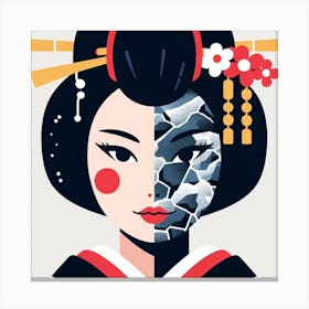 Geisha Canvas Print