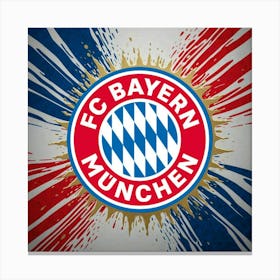 FC Bayern München Logo Wall Art 42 Canvas Print