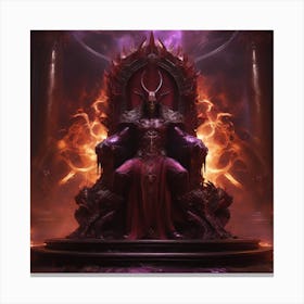 Throne Of Fire Canvas Print