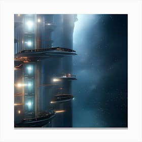 Futuristic City 9 Canvas Print