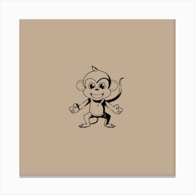 Monkey Canvas Print