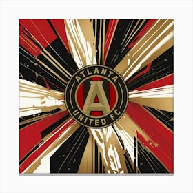 Atlanta United FC Logo Wall Art 1 Canvas Print