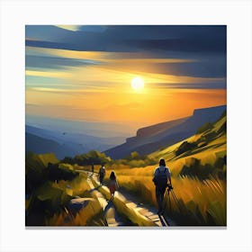 Landscape Painting 91 Canvas Print