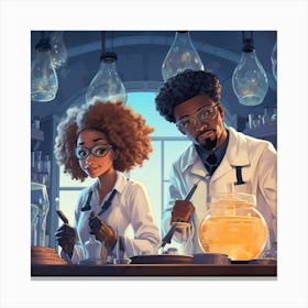 Science Nerd 2 Canvas Print