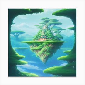 Hidden village Canvas Print