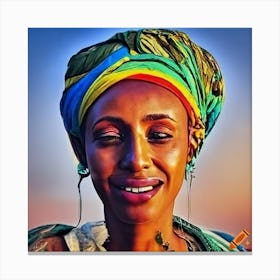 Ethiopian Woman Canvas Print