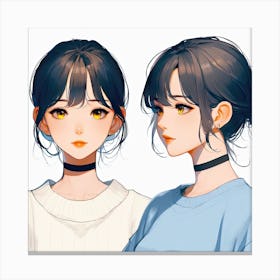 Anime Girl (31) Canvas Print